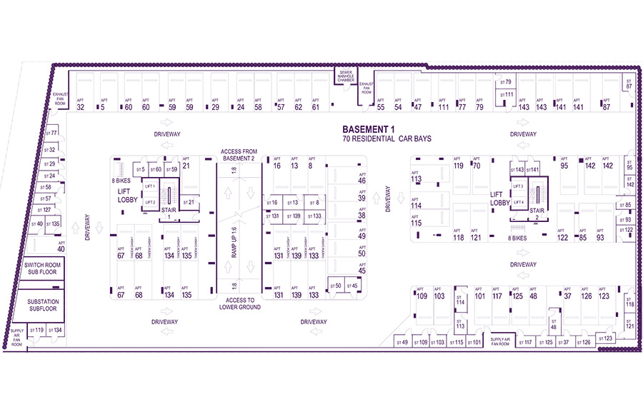 Basement 1 Floorplan