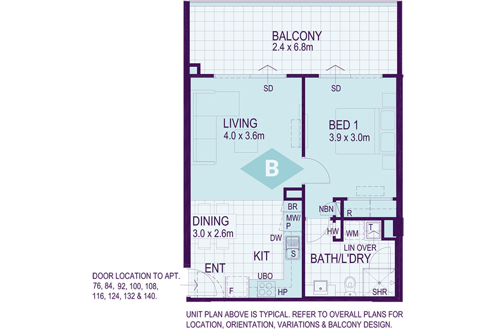 Layout B Floorplan