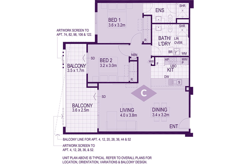 Layout C Floorplan