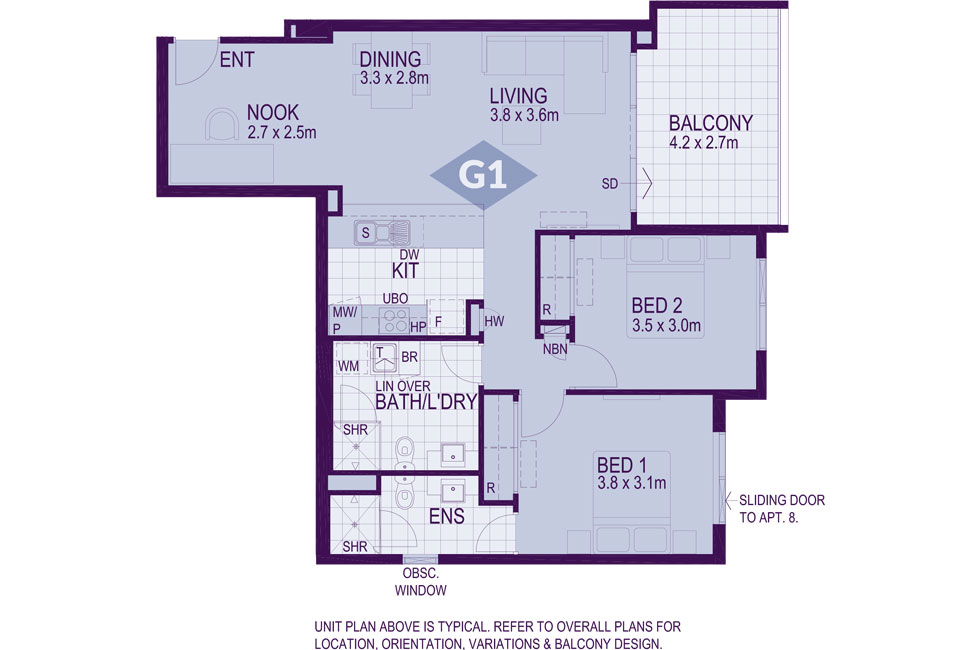 Layout G1 Floorplan